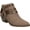 Mushroom Brown Fabric, variant on LifeStride Womens Paloma Booties - Medium & Wide Width