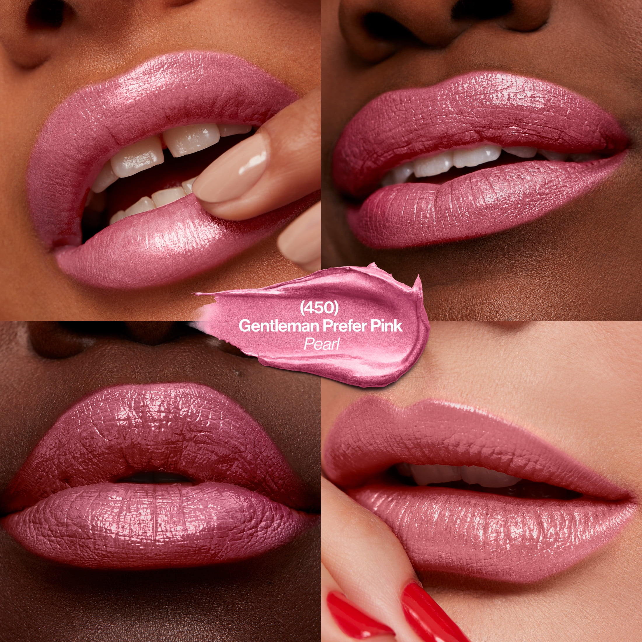 Revlon Super Lustrous Pearl Lipstick, Creamy Formula, 450 Gentlemen Prefer Pink, 0.15 oz