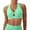 Light Green, variant on Sports Bras For Women Solid Color V Neck Removable Pads Quick Dry Shockproof Yoga Running Fitness Bra