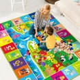 thumbnail image 6 of Baby Play Mat for Floor, ABC Kids Play Mat Super Soft Plush Surface Kids Rugs for Playroom, Foldable Kids Rug Mat for Baby Toddler Infants Crawling Playing (118 X 78.7 INCH), 6 of 11