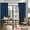 Navy Blue, variant on Firefly Hope 2 Panels Solid Blackout Curtains 39.4"W x 51.2"H, Thermal Insulated Window Drapes for Bedroom Privacy & Light Blocking, Black