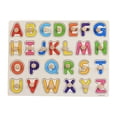 thumbnail image 2 of Kids Wooden Peg Puzzles Set With Alphabet Numbers Fruits Animals And Vehicles, 2 of 9