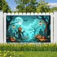 thumbnail image 5 of Spooky Theme Halloween Banner Scarecrow Pumpkin Lantern for Halloween Party Outdoor Decoration, 5 of 9