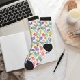 thumbnail image 6 of Pofeuu Cute Chameleons Print Crew Socks, Adult Running Hiking Socks for Youth and Adult, 6 of 7