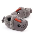 thumbnail image 5 of Ketyyh-chn99 Kids Slippers Girls Winter Warm Shoes Boys Girls House Slippers for Toddler Kids Indoor Warm Cozy Home Sock Shoes Rubber Sole Size for US 5,Grey, 5 of 6