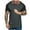 Dark Gray, variant on ITSAME Men's Raglan T-Shirt, Round Neck Color Block Short Sleeve 2025 Summer Fashion Causal Tee Gray L
