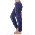 thumbnail image 2 of Velour Jogger PJ Pant (Navy Weave, X-Small), 2 of 3