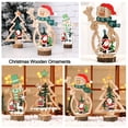thumbnail image 6 of Kids Gift Navidad Decor Party Supplies New Year Gifts Xmas Tree Snowman Santa Table Ornaments Wooden Pendants 4, 6 of 8