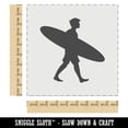 thumbnail image 2 of Surfer Man with Surfboard Walking DIY Cookie Wall Craft Stencil - 9.0 Inch, 2 of 5