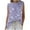 Purple, variant on Womens T-shirts Sleeveless Round Neck Floral Printed Casual Tank Top Purple XXL