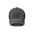thumbnail image 2 of TOPTIE Baseball Cap Washed Cotton Mesh Back Unisex Adjustable Vintage Low Profile-Yellow Khaki, 2 of 7