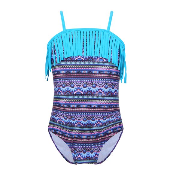 DPOIS Girls Kids One Piece Swimsuits Bathing Suits