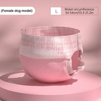 LanSuare Disposable Female Dog Diapers, Pull Up Design, High Absorbency Leak Proof, for Female Dog , Elderly, Disabled Dogs