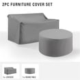 thumbnail image 6 of 2Pc Outdoor Furniture Cover Set, 6 of 9