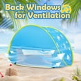 thumbnail image 2 of Wilwolfer Baby Beach Tent for Toddlers Blue Pop up Beach Toys Sun Shelter UV Protection Shade, 2 of 9