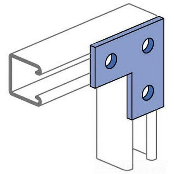 Unistrut P6036 EG, Channel Flat Plate, Fittings (13/16In Series), 1 PC