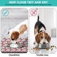 thumbnail image 4 of Coral Fish Cute Seashell Dog Food Mat – Nautical Beach Tropical Starfish Marine Life Pet Feeding Mat 12x20, Sea Spiral Seashell Non-Slip Absorbent Quick Dry Waterproof Easy Clean, 4 of 7