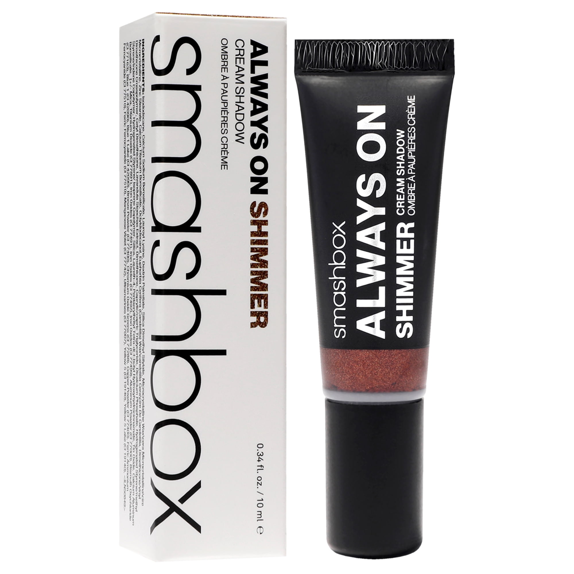 SmashBox Always On Shimmer Cream Eye Shadow - Bronze , 0.34 oz Eye Shadow