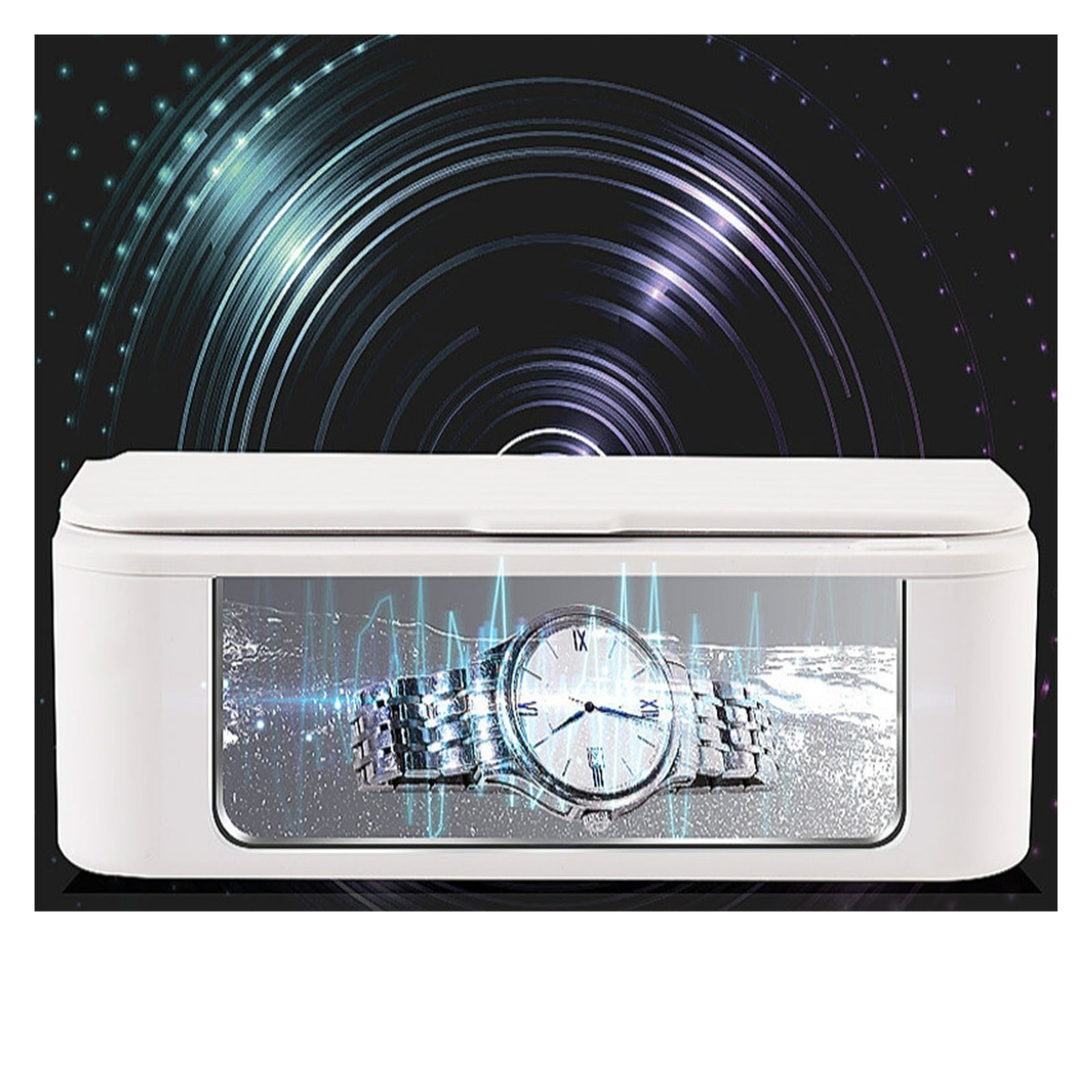 Ultrasonic Cleaner 45000Hz Glasses Watch Ultrasonic Cleaning Tank Wash, High Frequency ,Convenient to Use