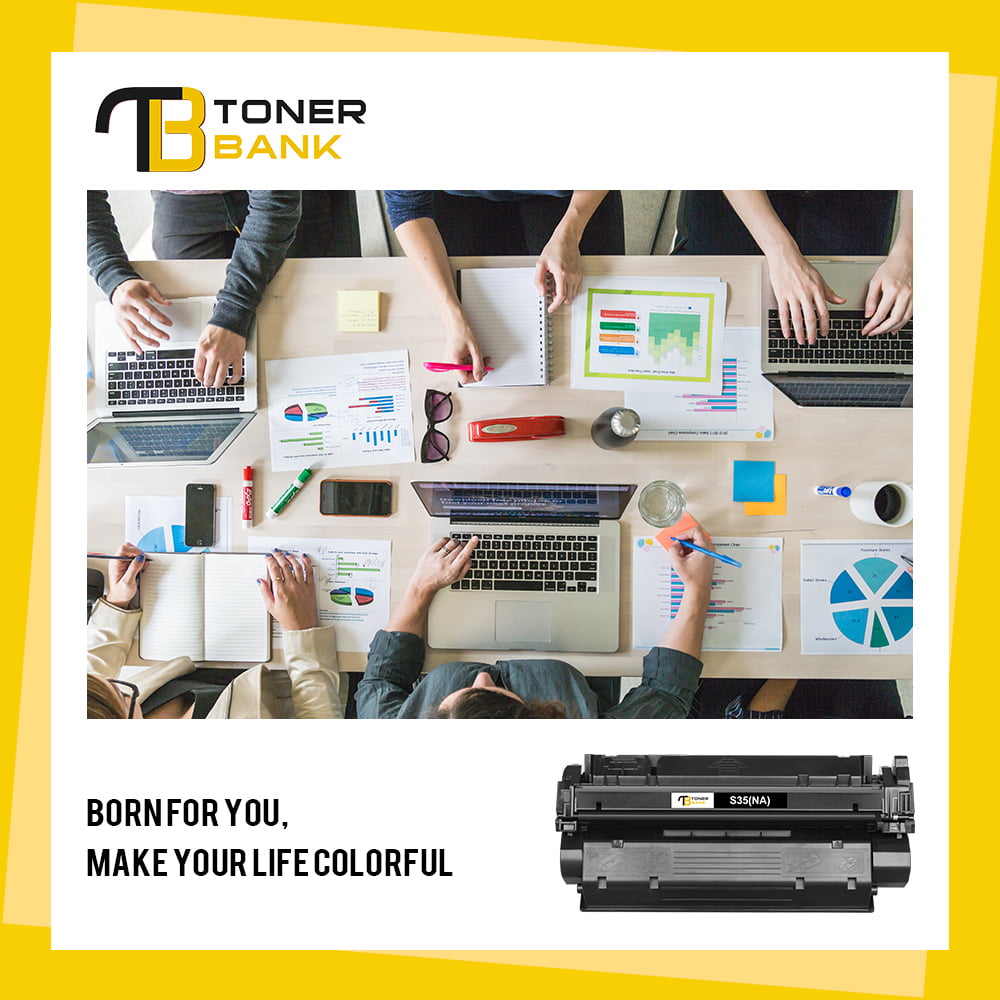 Toner Bank Compatible Toner Cartridge Replacement for Canon S35(NA