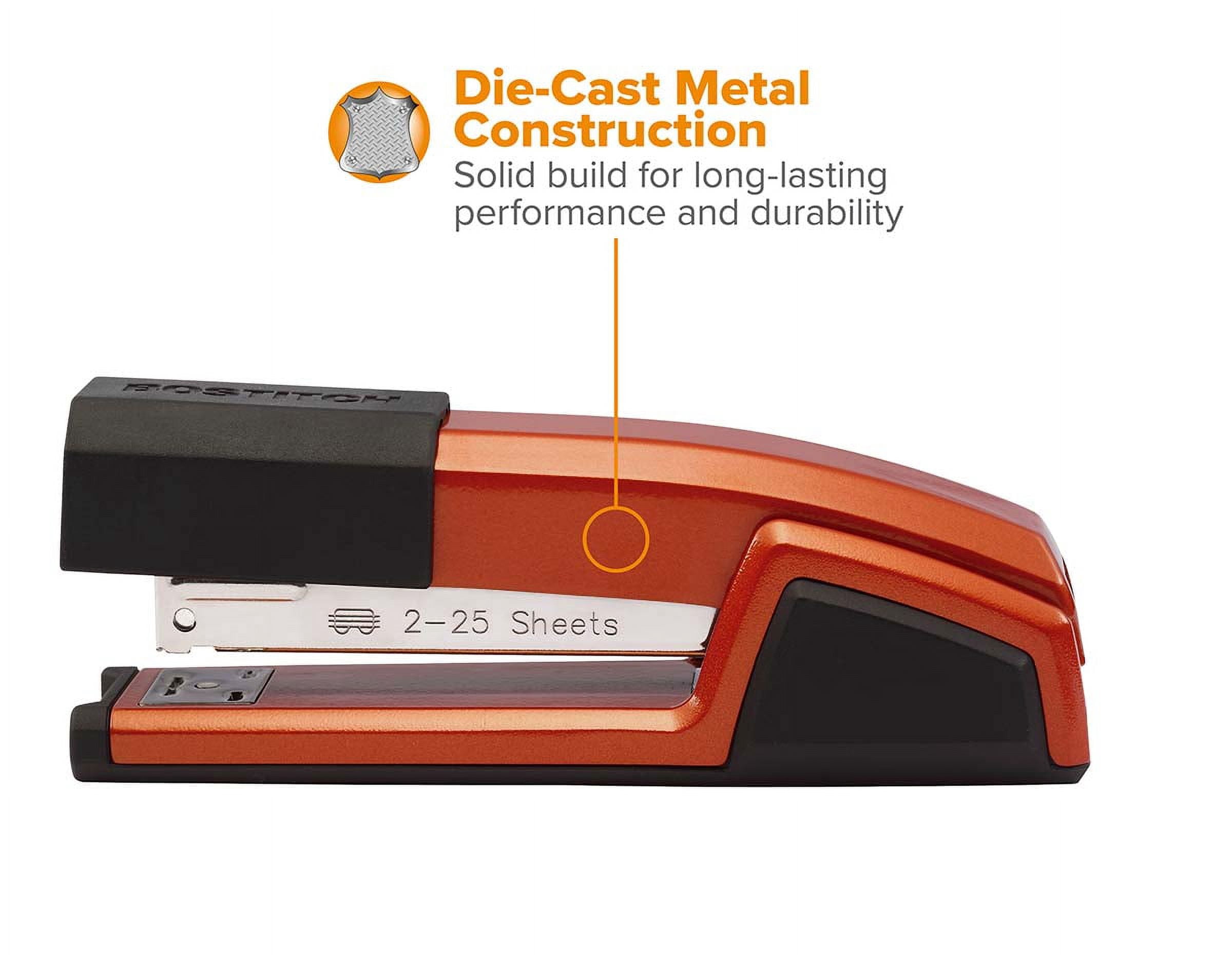 Bostitch Epic Desktop Stapler with Built-in Remover, Orange