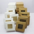 thumbnail image 3 of 10 pcs DIY gift packaging with window white/kraft paper big size Christmas gift box cake packaging wedding family gathering m 18x12x4cm white window, 3 of 6