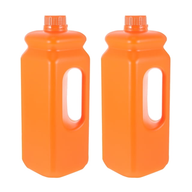 2pcs Reusable Storage Jug Leak-proof Water Jug Plastic Gallon Jug with Caps