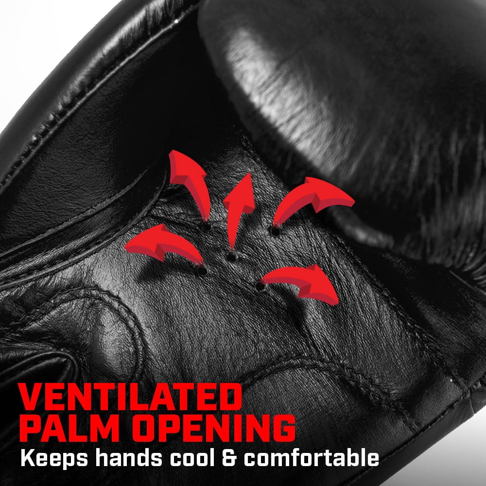 Revgear 129003 14 OZ Elite Leather Boxing Gloves