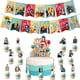 thumbnail image 2 of 37Pcs Spy x Family Theme Birthday Party Supplies Including Happy Birthday Banner, Cake Topper, Cupcake Toppers, Balloons for Kids Fans, 2 of 4