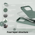 thumbnail image 4 of Funda Elago Liquid Silicone para iPhone 15 Pro Max Midnight Gr, 4 of 6