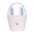 thumbnail image 1 of Naiovety Cestas de Pascua con diseño de conejito para niñas, ideales para guardar regalos, dulces y decoración de fiestas. Suaves, agradables Almacenamiento y organización del hogar azul blanco, 1 of 6