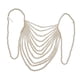 thumbnail image 5 of Top corto con cuentas Yinane camiseta Sin mangas con Espalda descubierta para mujer, 5 of 8