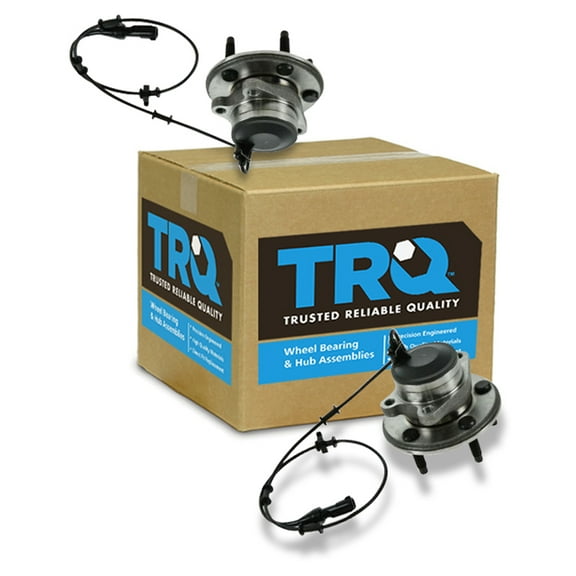 TRQ Front Wheel Hub & Bearing LH & RH Pair Set for Jaguar S-Type Super XJ8 XJR BHA50050
