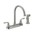 thumbnail image 1 of B&K 229-006 Faucet Kit 2TH Handle Brushed Nickel J-Spray, 1 of 1