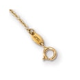 thumbnail image 2 of 14K Yellow Gold necklace Cable Themed 17 in 0.8 mm, 2 of 3