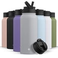 thumbnail image 1 of ?JoyJolt botella de agua triple aislada con tapa de paja Y JoyJolt  JoyJolt, 1 of 2