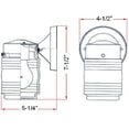 thumbnail image 4 of Design House 505198 Pot à Gelée Extérieur Downlight- 4.5 x 7.5 Po., 4 of 12