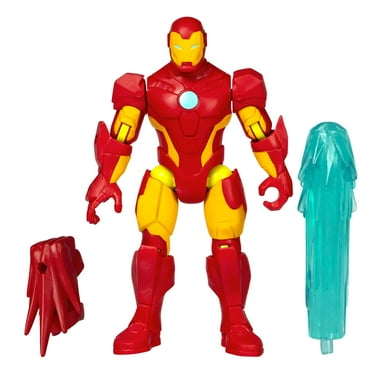 MixMashers Marvel Iron Man Toy, 5” (12 cm) Avengers Mix-&-Match Action Figure, 4 