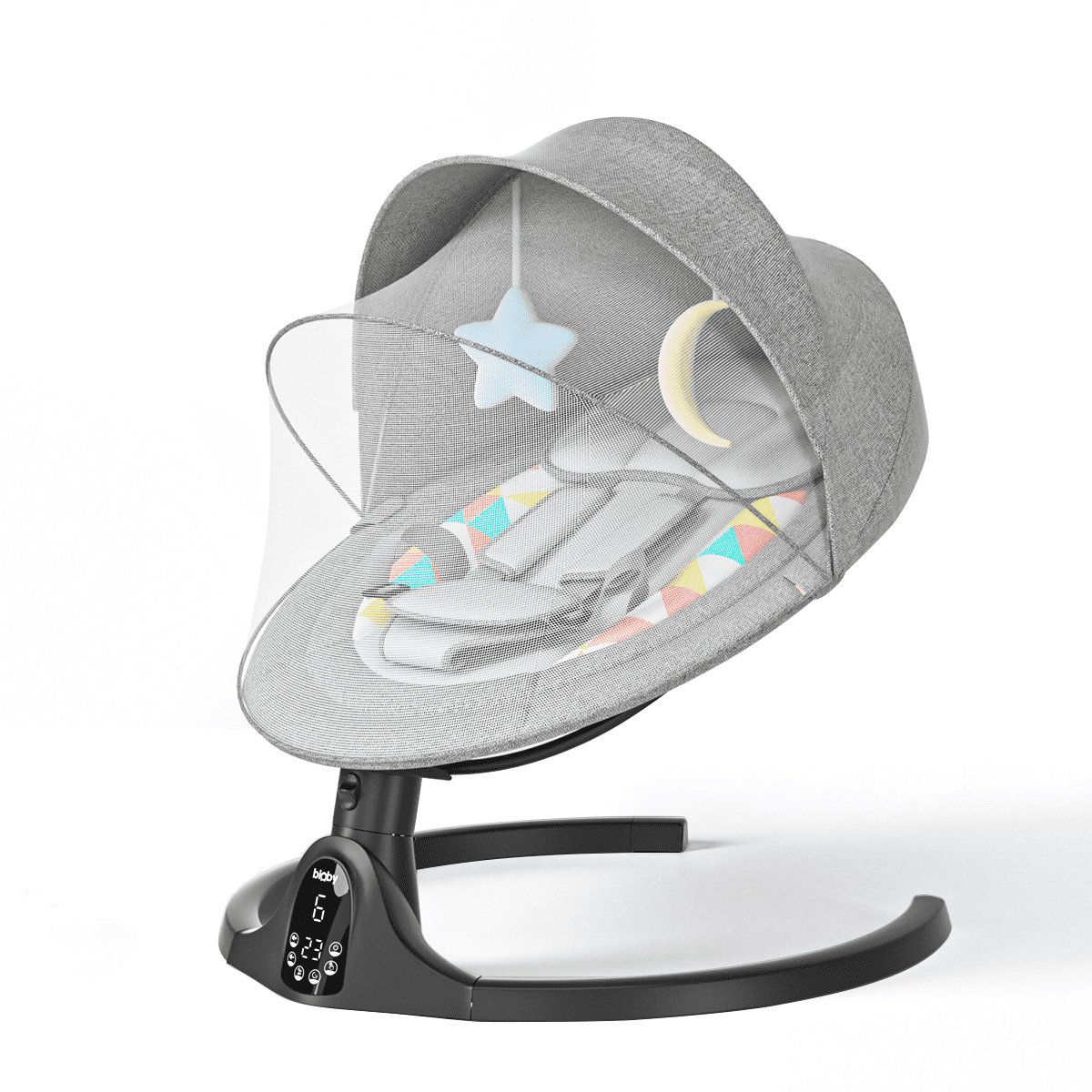 Bioby Baby Swing for Infants, Baby Swing Chair Unisex Infant Swing with Remote Control