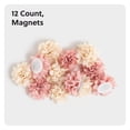 thumbnail image 2 of U Brands Mini Flower Magnets, Pink and Cream, 12-Count, 2 of 6