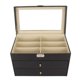 thumbnail image 5 of Caja De Almacenamiento De Gafas, Cierre De Metal, 18 Ranuras, Cajón De Almacenamiento De Gafas De Sol De 3 Capas Para Mujeres Para Oficina, 5 of 7