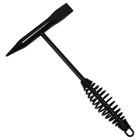 Dual-Head Chipping Hammer with CoolHand Spring Steel Handle