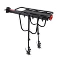 thumbnail image 2 of TIMIFIS Rear Bike Rack Bicycle Cargo Rack Quick Release Adjustable Alloy Bicycle Carrier Capacity Easy to Install Black ummer, 2 of 8