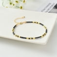 thumbnail image 5 of XIJIN Black Beaded Anklet for Women 3mm Small Bead Ball Chain Anklets, 5 of 6