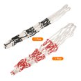 thumbnail image 3 of Unique Bargains Sac Filet de Rangement pour Ballon de Sport de Basketball Soccer, Sac en Maille Blanc Noir/blanc Rouge 1 Ensemble/2 Pcs, 3 of 6