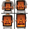 thumbnail image 7 of IBA Indianbeautifulart Peaceful Gautam Buddha Digital Prints Poster With Frame For Living Room Home Decor Religious Frame Wooden Frame For Wall Decor, 7 of 7