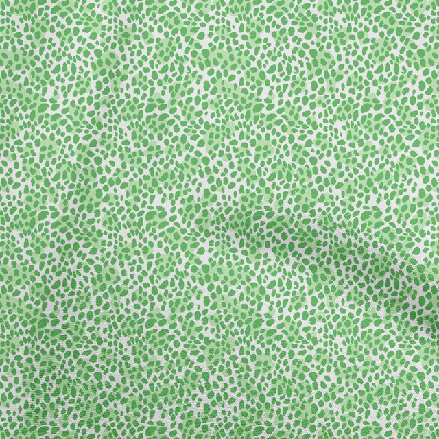 oneOoneCottonCambricGreenFabricAnimalSkinCraftProjectsDecorFabricPrintedByTheYard56InchWide