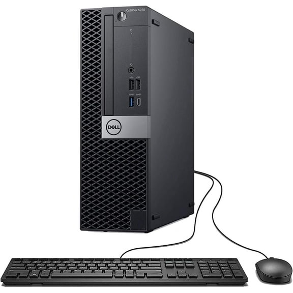 Restored Dell OptiPlex 5070 SFF | Intel Core i7-8700 (6-Core, Up to 4.6GHz) | 16GB RAM | 512GB SSD | Windows 11 Pro | Compact Business Desktop (Refurbished)