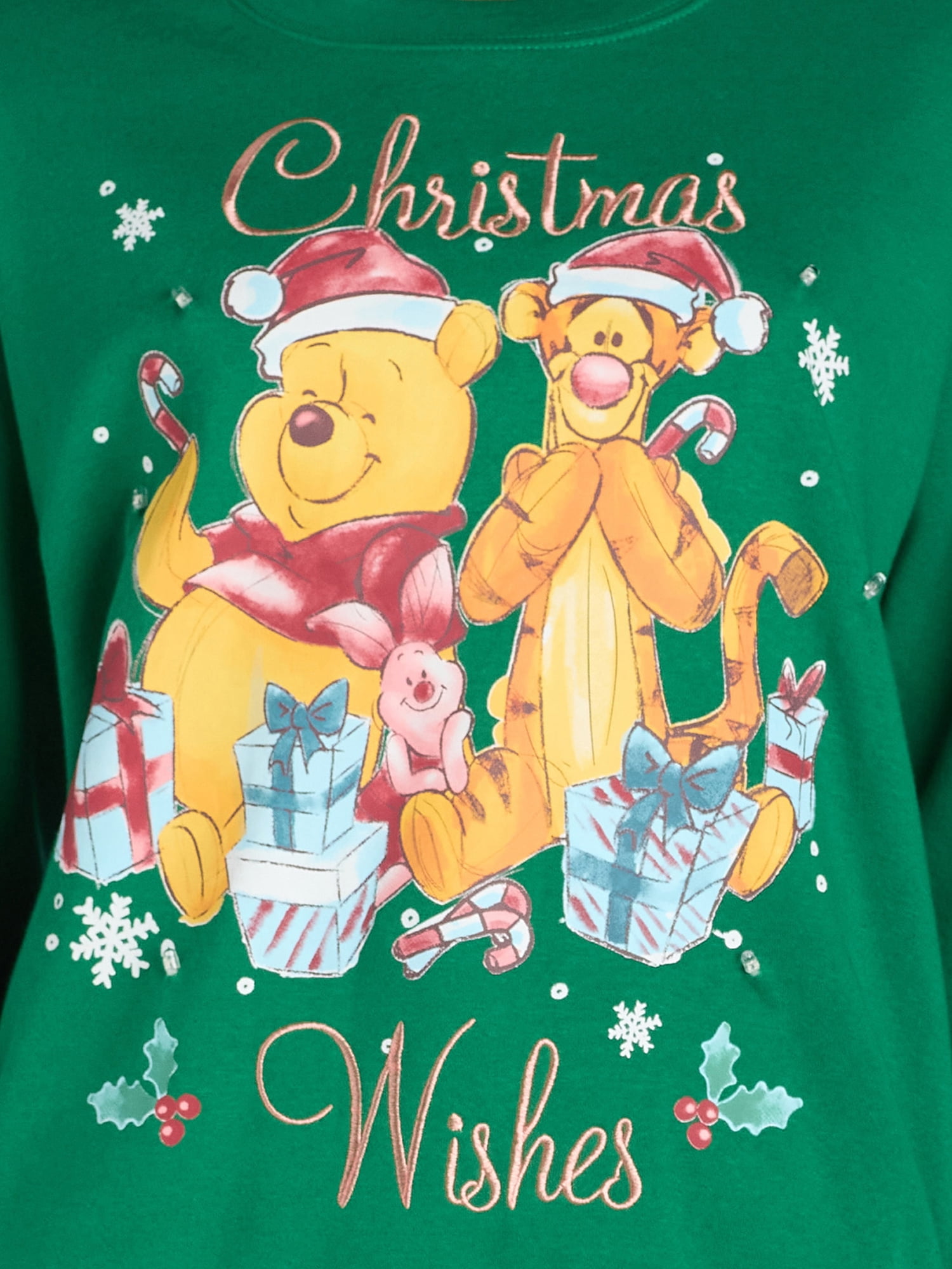 Winnie the Pooh Holiday Light Up Sweatshirt, Womens