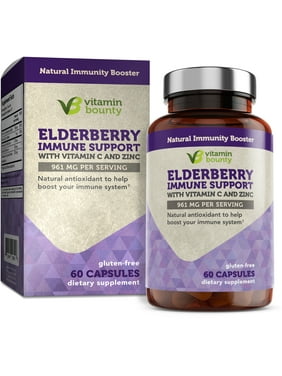 Vitamin Bounty Elderberry Immune Support, 961 mg, 60 Capsules